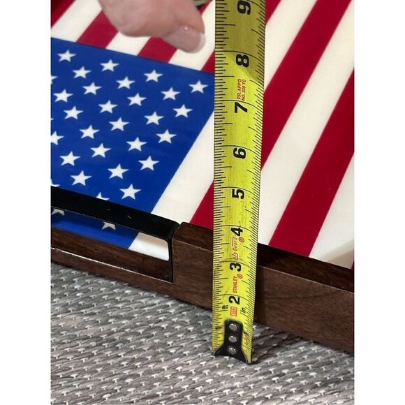 American Flag lazy Susan - Picture 7 of 8